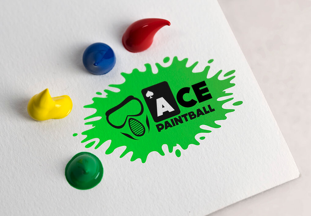 Projekt logo ACE PAINTBALL